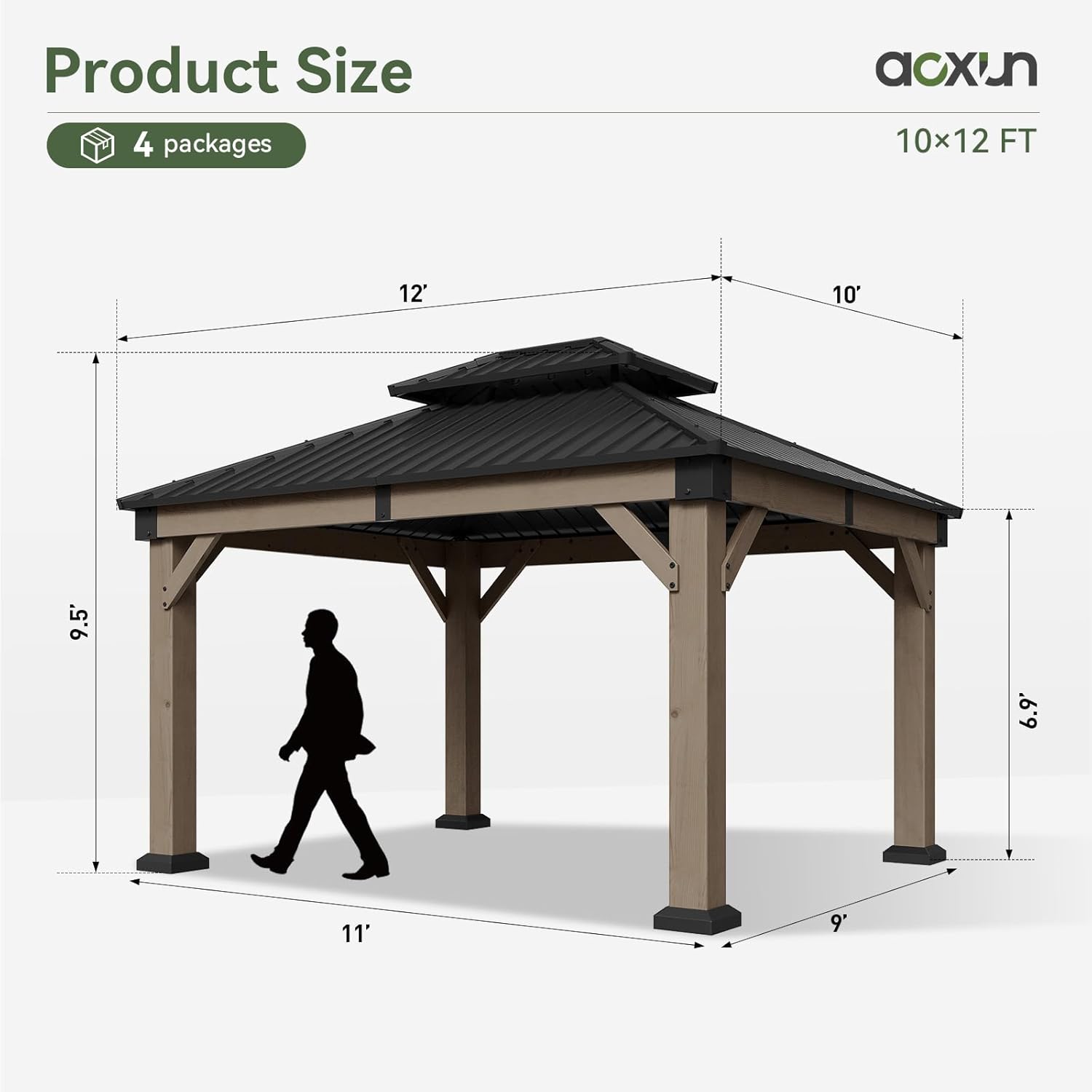 Cedar Wooden Gazebo