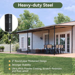 Aoxun 12' x 20' Wall-Mounted Lean-To Gazebo