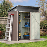 5' x 3' Metal Storage Shed with Floor