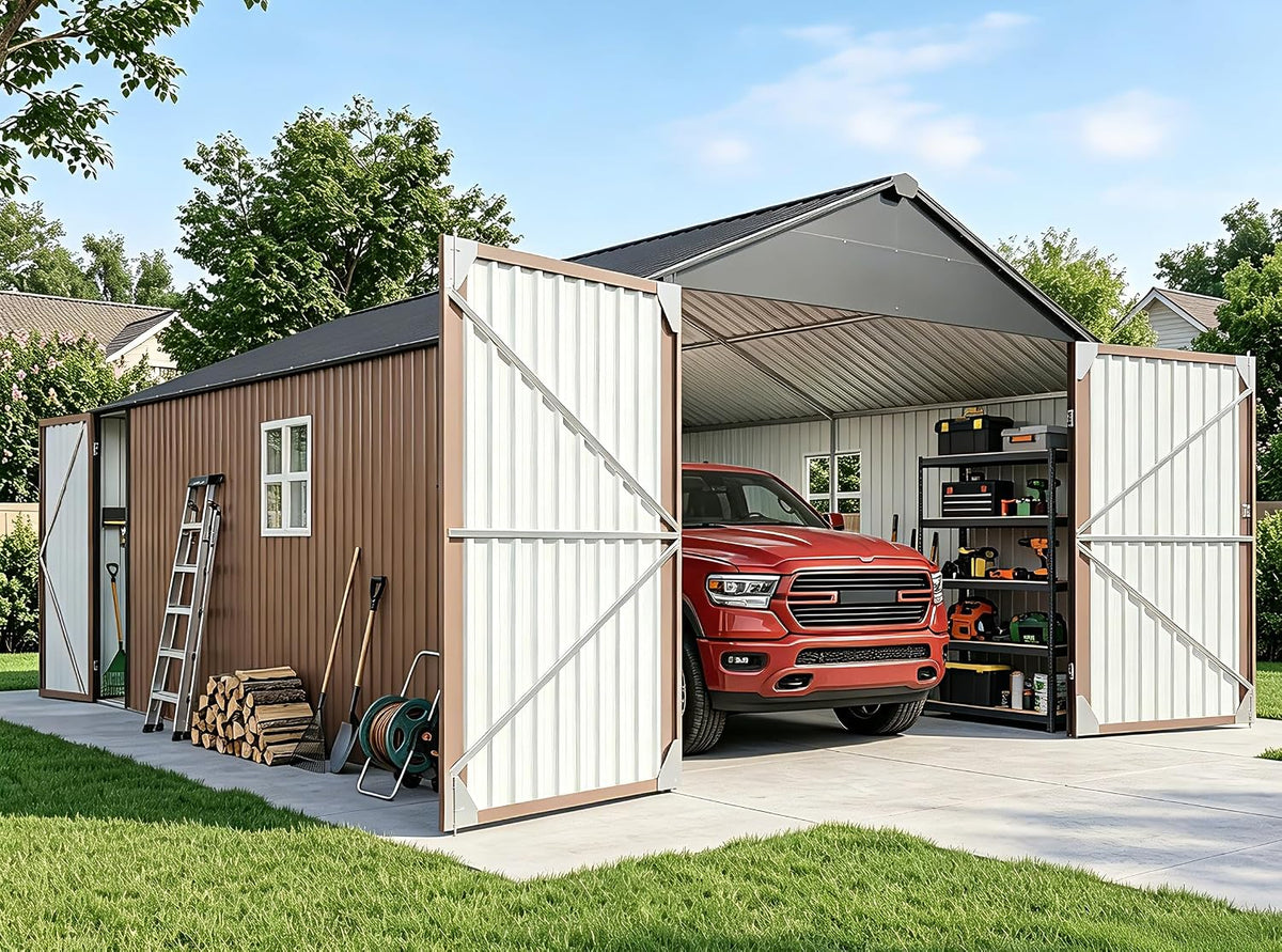 12' x 20' Metal Storage Shed
