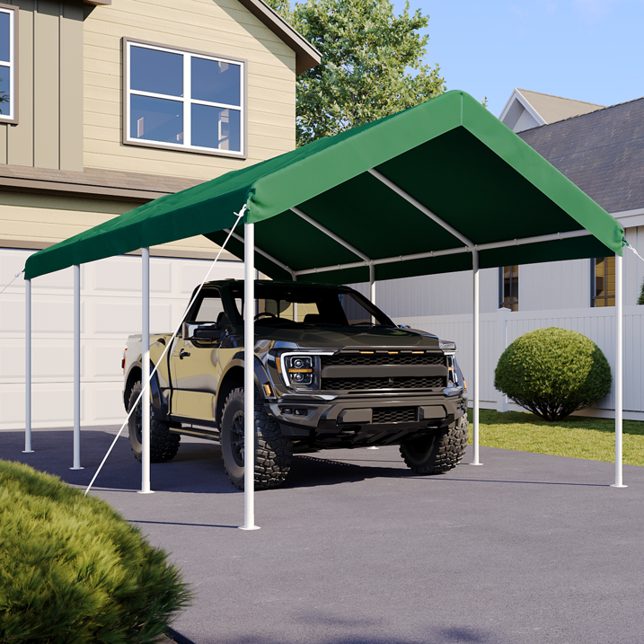 AOXUN 10*20FT Steel Frame Party Tent Canopy Shelter Portable Car Carport Garage Cover