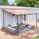 Aoxun 10x12 Lean to Gazebo Outdoor Pergola