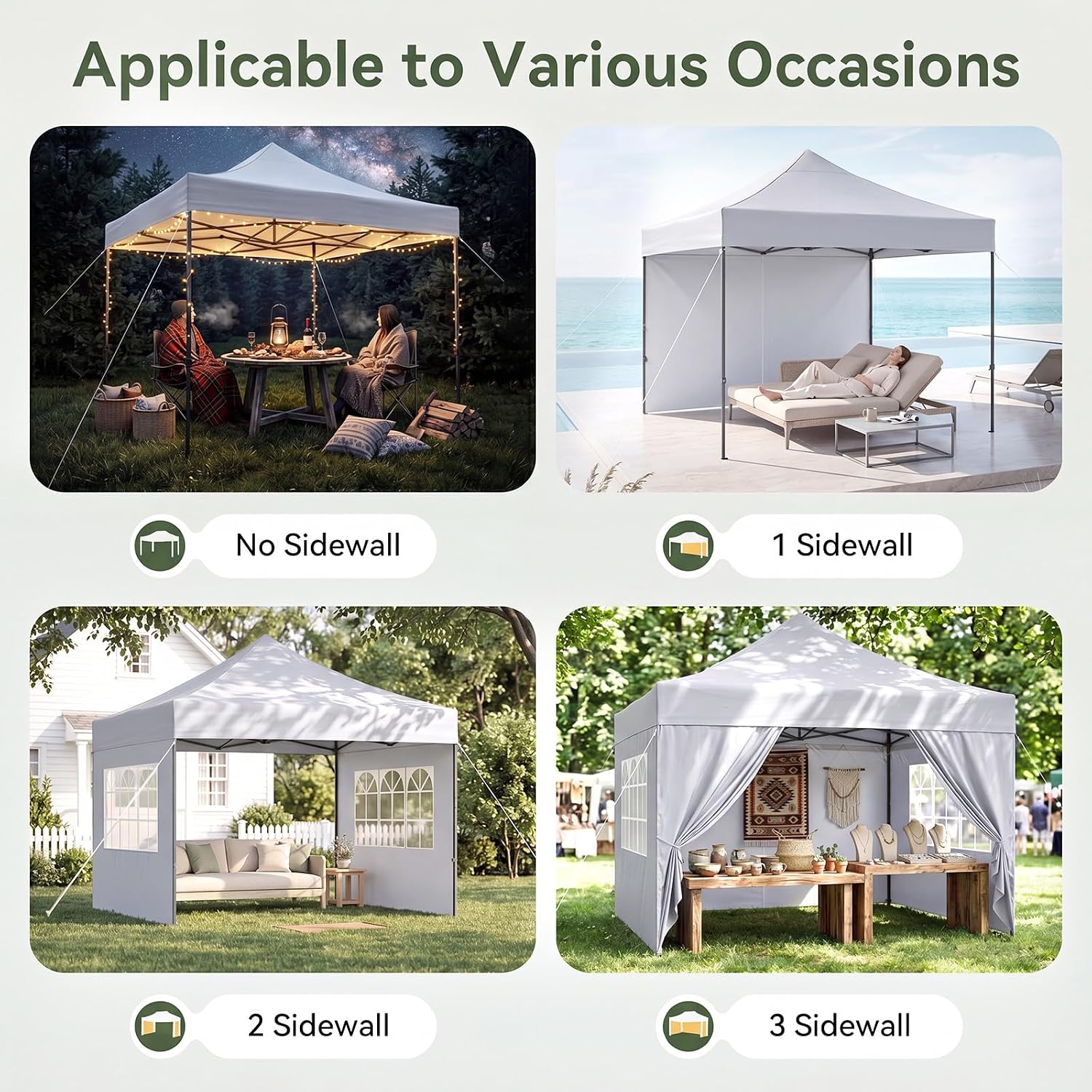 Aoxun 10x10 Pop up Canopy