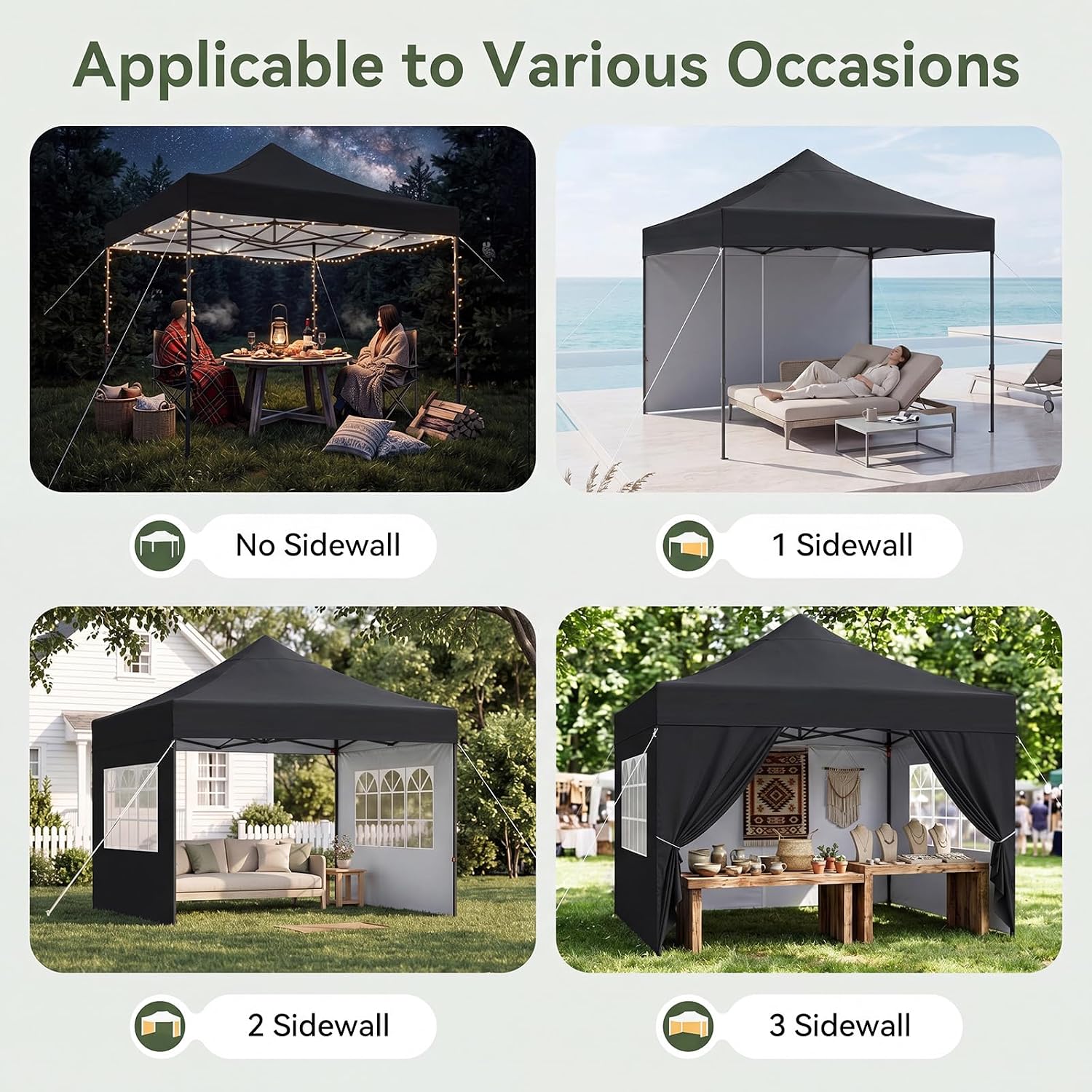 Aoxun 10x10 Pop up Canopy