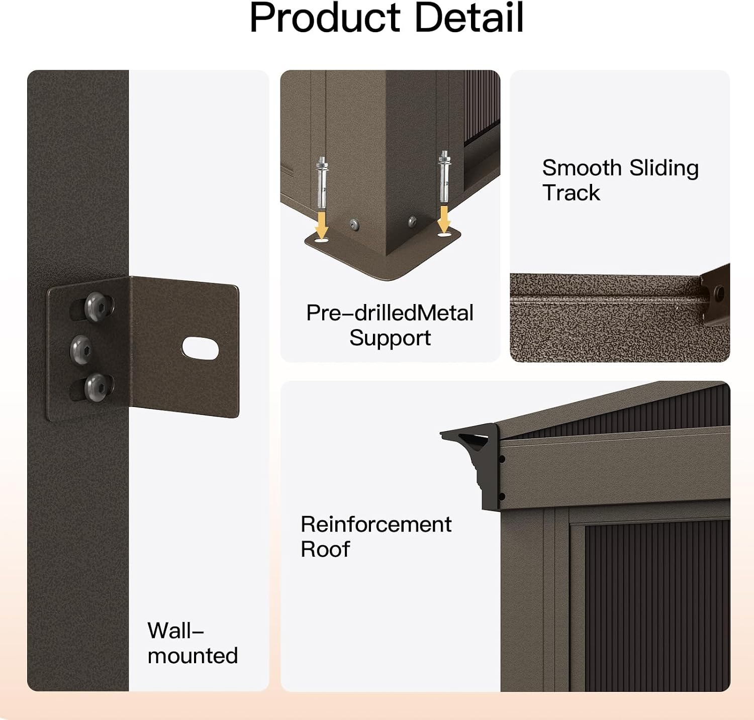 Aoxun Wall Mounted Sunroom
