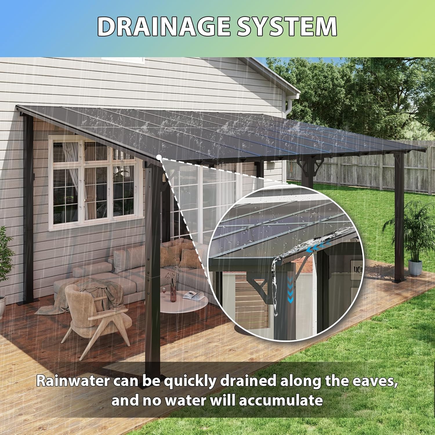 Aoxun 16'x 10' Premium Gazebo