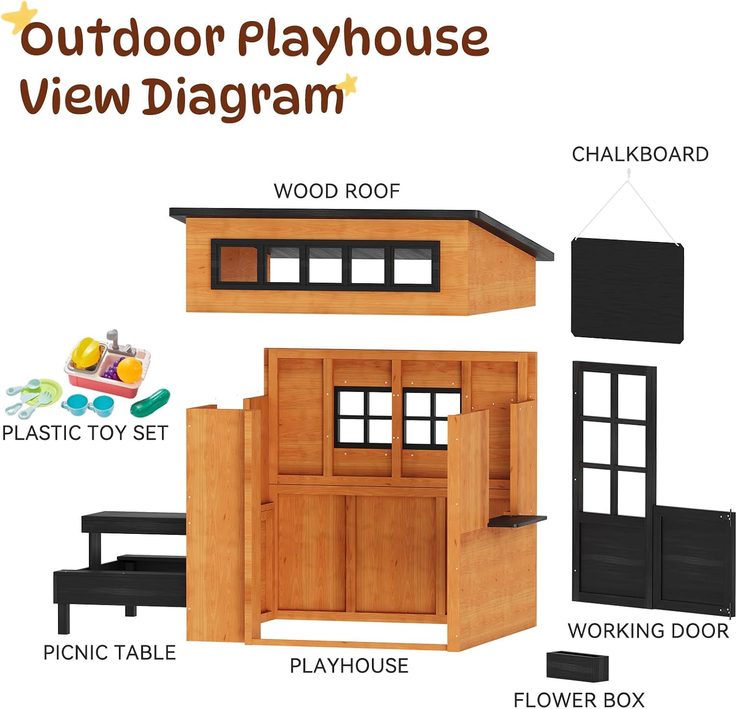 Aoxun Outdoor Playhouse