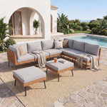 Aoxun 8-Piece Wicker Patio Furniture Set - B0GT3VF211 - Image 1