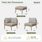 Aoxun 8-Piece Wicker Patio Furniture Set - B0GT3VF211 - Image 8