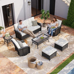 Aoxun Wicker Patio Furniture Set, 7 or 10 Pieces - B0GX677Y9T - Image 2