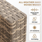Aoxun 7-Piece Wicker Patio Furniture Set