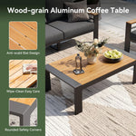 Aoxun Aluminum Patio Furniture Set