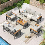 Aoxun Aluminum Patio Furniture Set