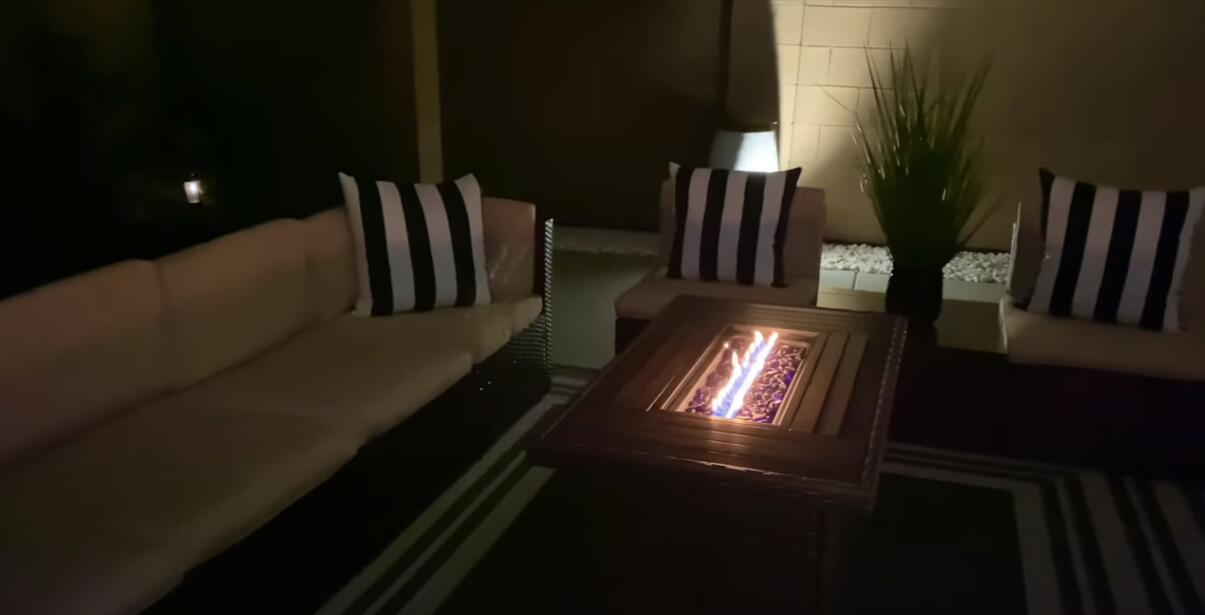 7 Pieces Outdoor Sectional Wicker Sofa Set with Waterproof Cushion, 2 Pillows and Glass Table, Brown