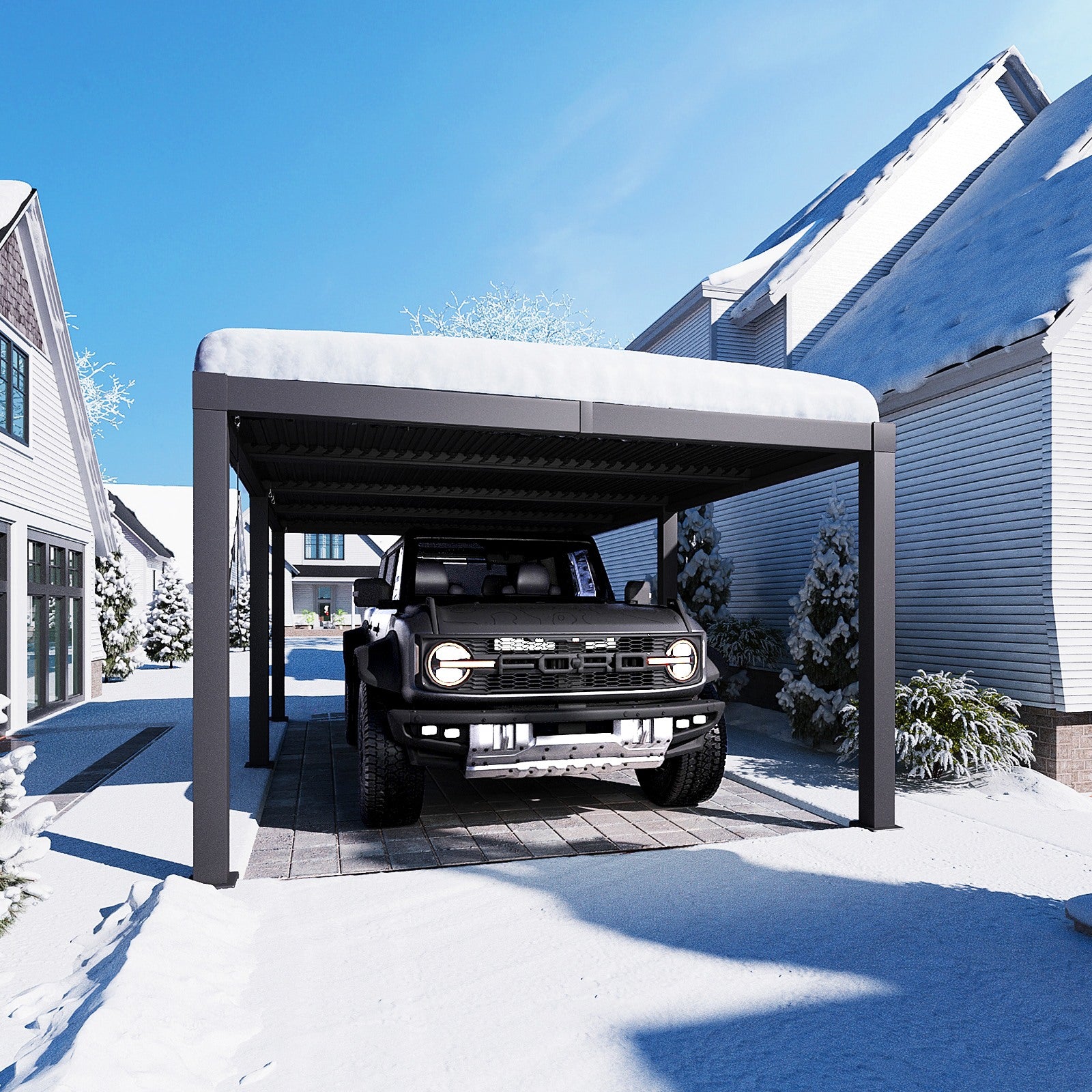 Louvered Aluminum Pergola