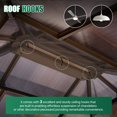 Clouddwell 12'x16' Hardtop Gazebo - Polycarbonate Double Roof with Netting & Curtains for Patio, Garden Sun Protection,Browm