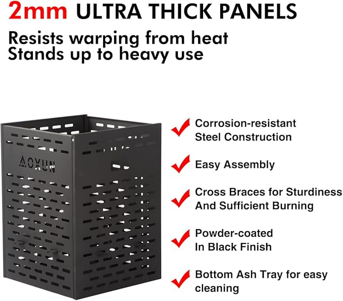 30 Inch 63 Gallon Ultra Thick Burn Barrel Burn Drum