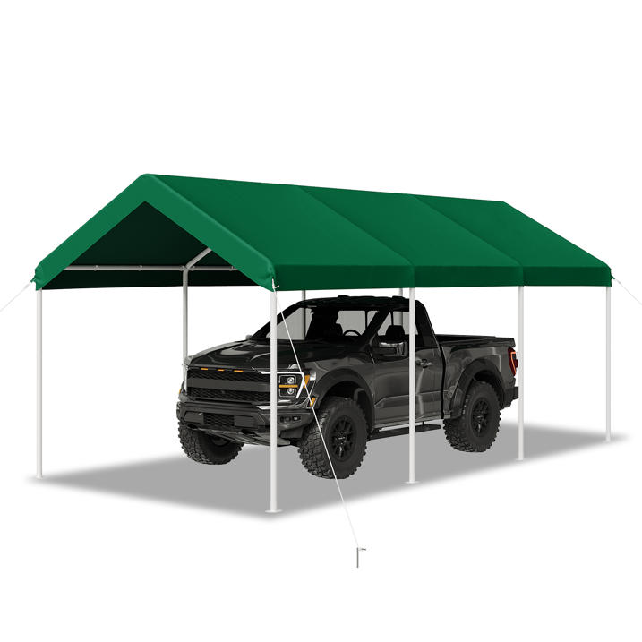 AOXUN 10*20FT Steel Frame Party Tent Canopy Shelter Portable Car Carport Garage Cover