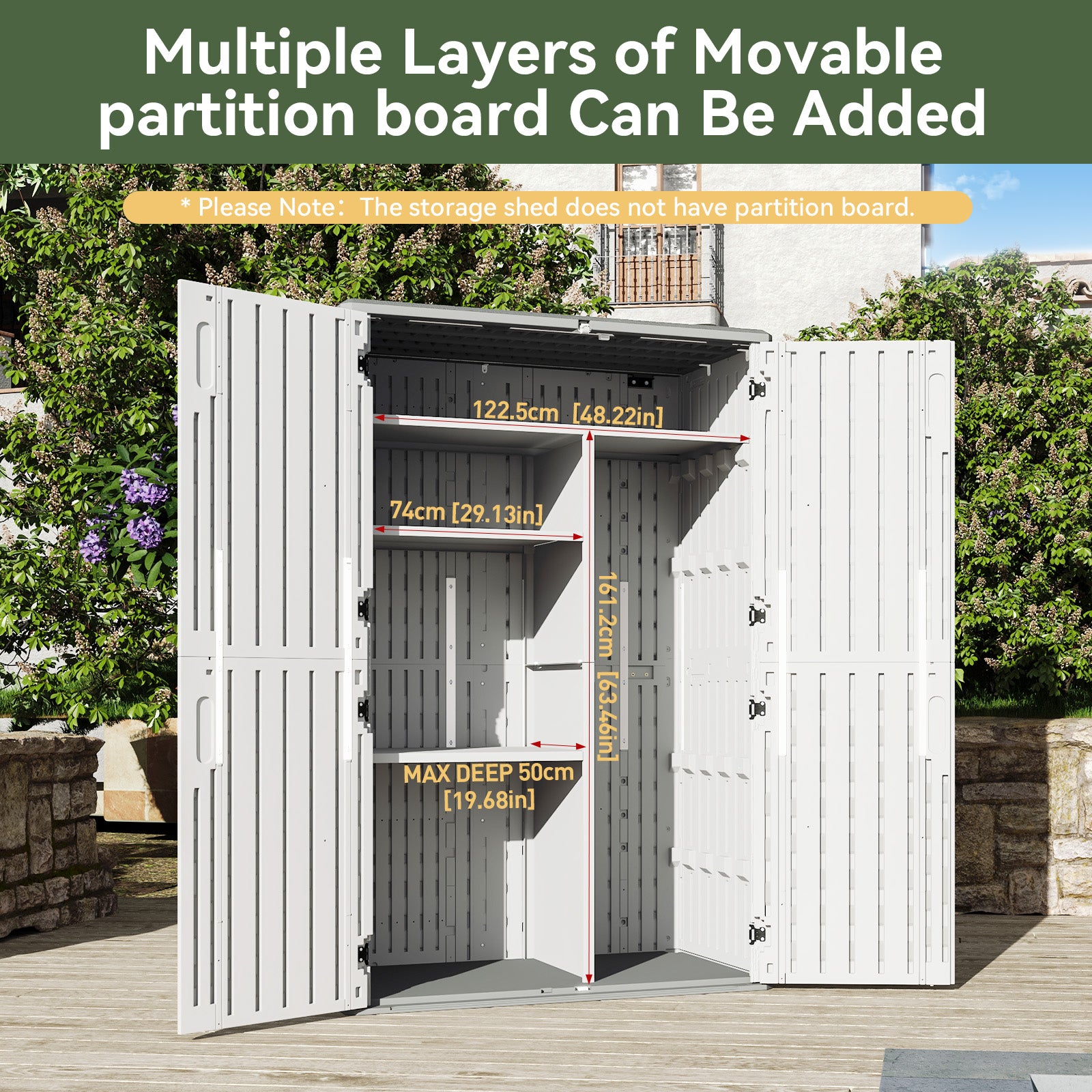 置物 rinshan Amazon.com: YITAHOME Resin Storage Shed Shelves for 35 Cuft