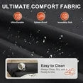 Aoxun Outdoor Replacement Cushions for Patio Furniture, Deep Seat Outdoor Cushions for 6-Seat Wicker Sectional, 14-Piece Water-Repellent Cushion for L-Shape Couch